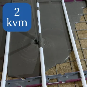 Avjämningspaket Badrum – 2kvm (Vattenburen-golvvärme)