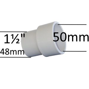 Adapter 1,5″ 50 mm M/F